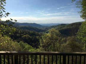 Hawk's View - Cabin with Views, Screened Porch and Outdoor Hot Tub